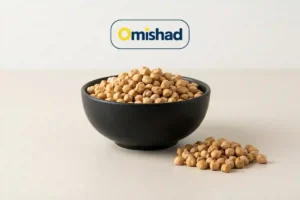 نخود درشت کرمانشاه عمده 5 کیلویی 2 نخود درشت کرمانشاه عمده 5 کیلویی داخل کاسه مشکی با مقداری نخود ریختهشده کنار آن روی زمینه روشن.