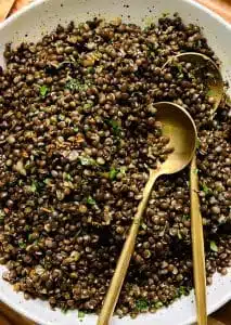 عدس ریز پخت