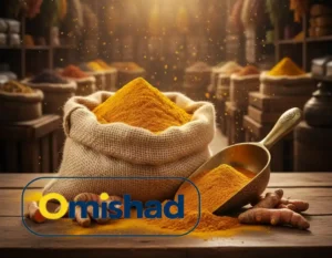 زردچوبه آسیاب شده نرم عمده تناژ با کیفیت بالا در کیسه کنفی، مناسب فروش عمده و صادرات